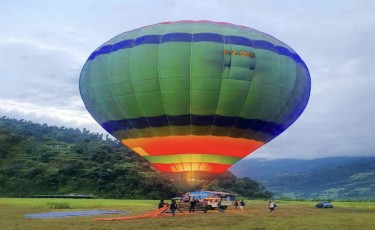 Hot air Balloon in Pokhara Nepal